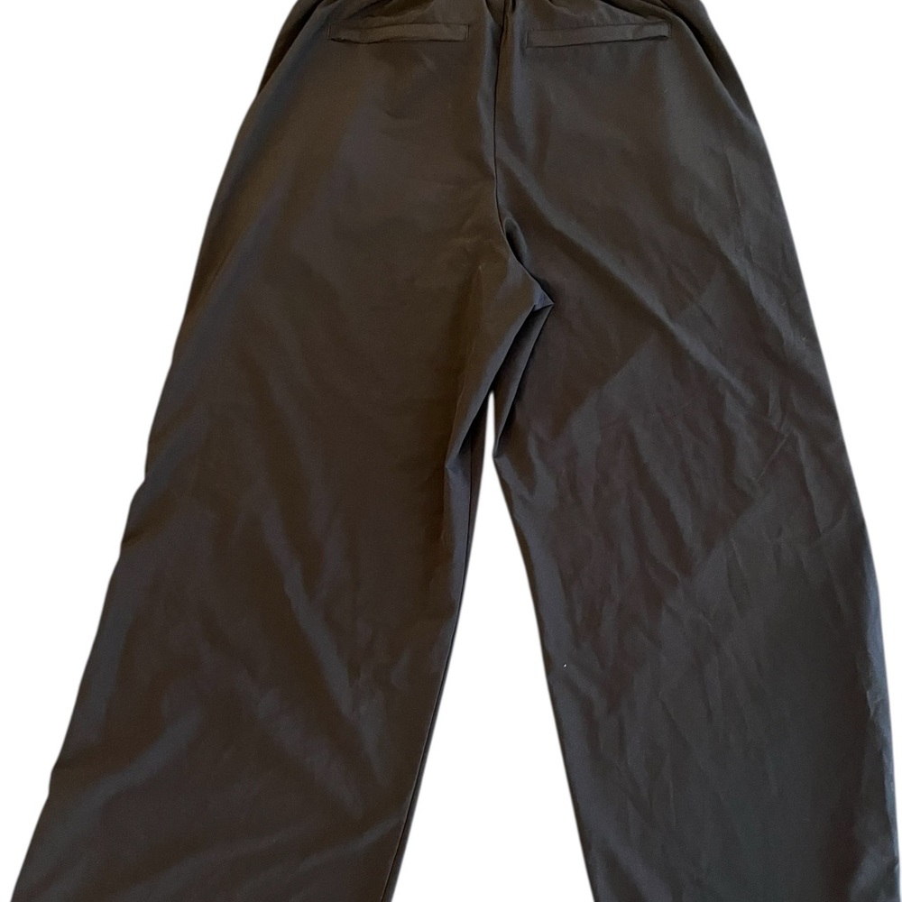 Athleta Black Womens Joggers with Ribbed Side Panels